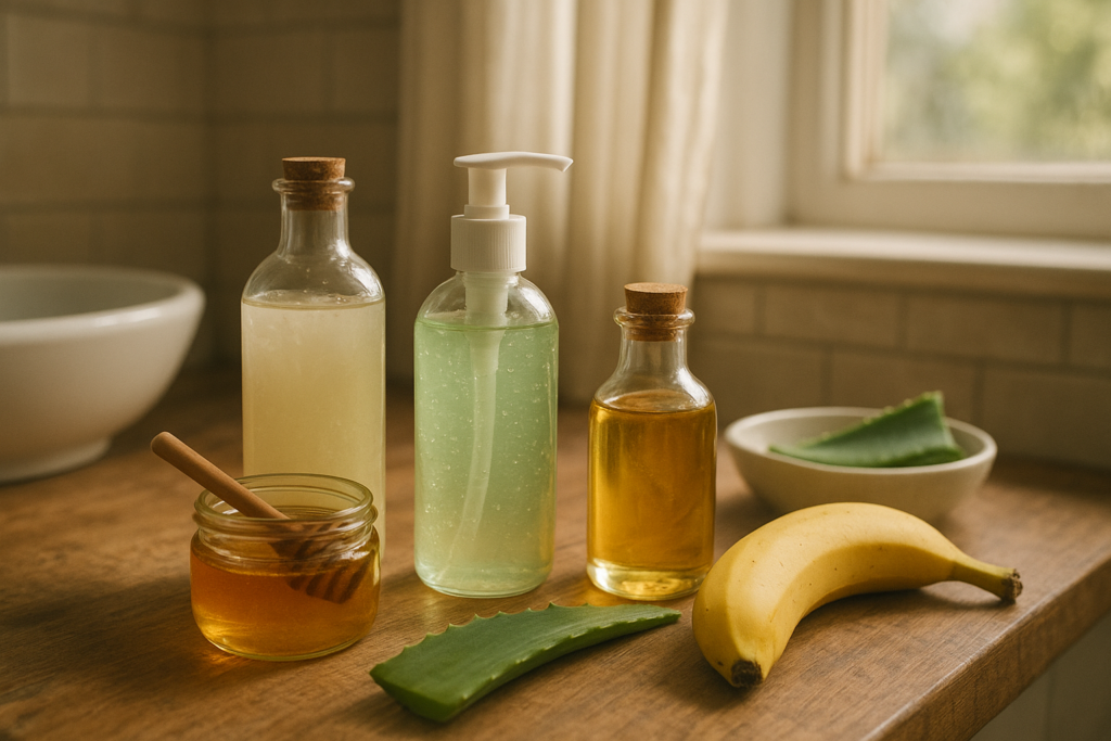 Zelf haar verzorgen met natuurlijke producten